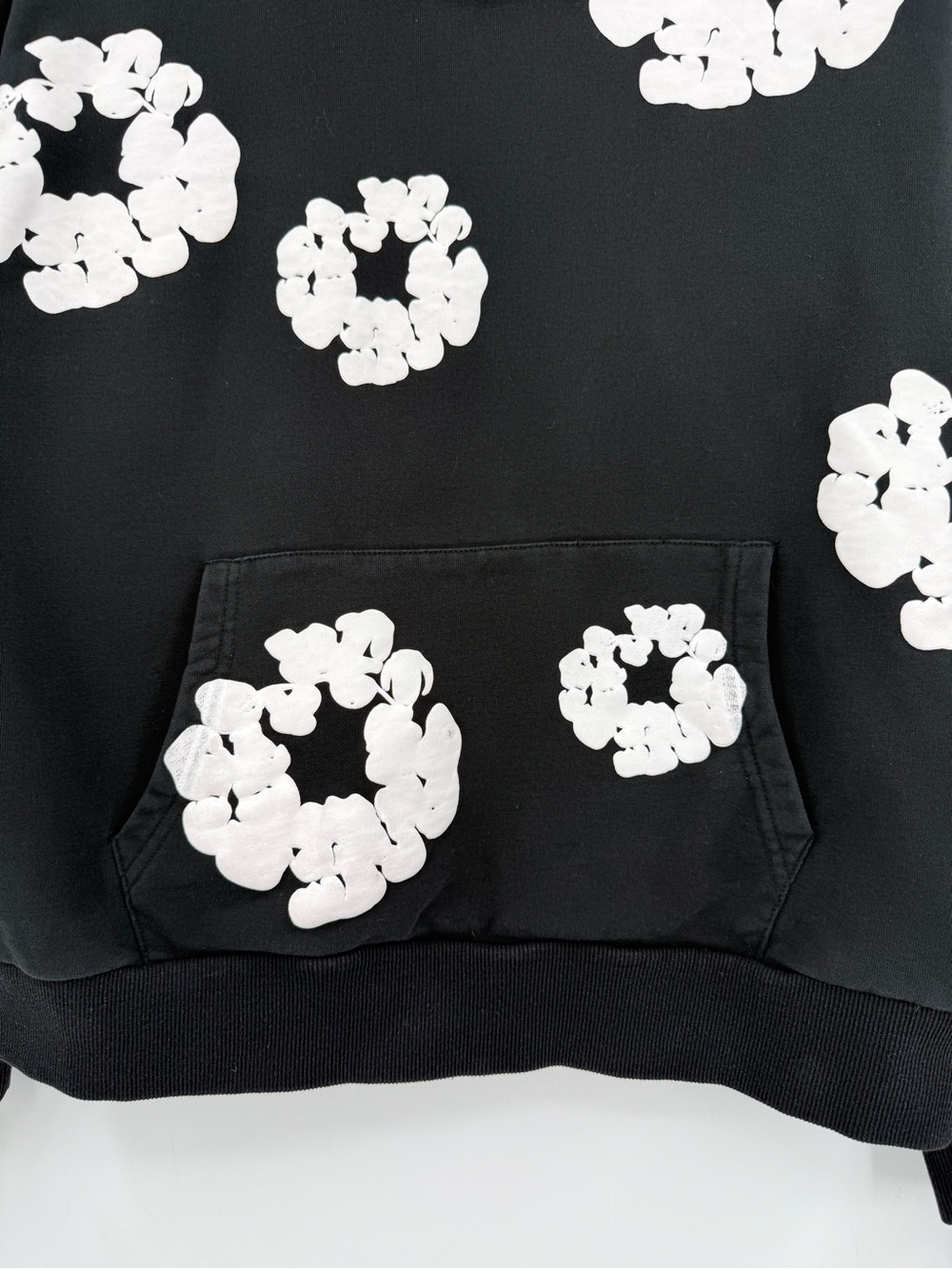 Denim Tears Cotton Wreath Hoodie Black Size M - Picture 5 of 12